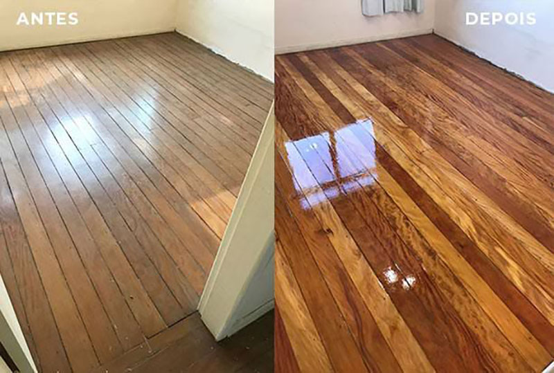 Revitalização de Piso de Madeira