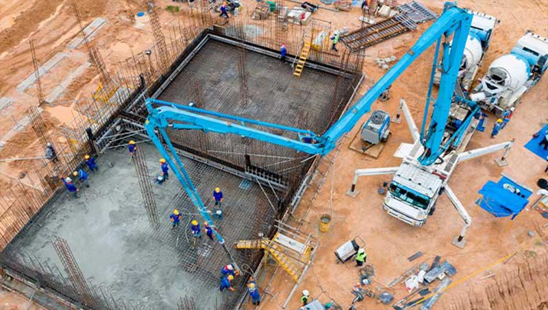 imagem laje promix concreto