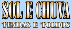 logo sol e chuva toldos e tendas
