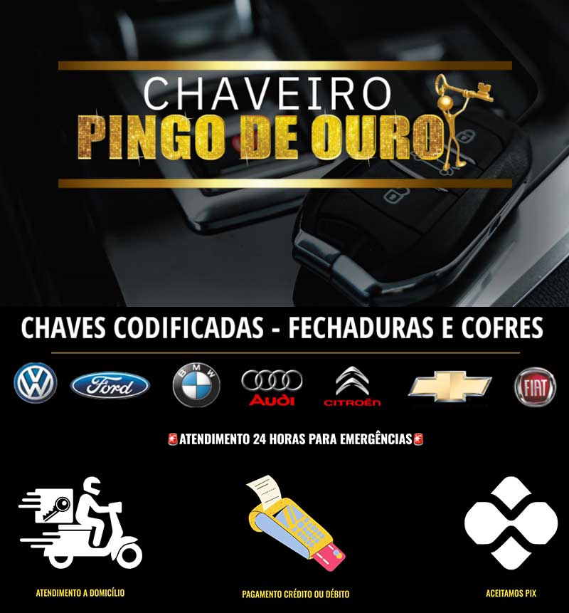 Imagem chaveiro pingo de ouro