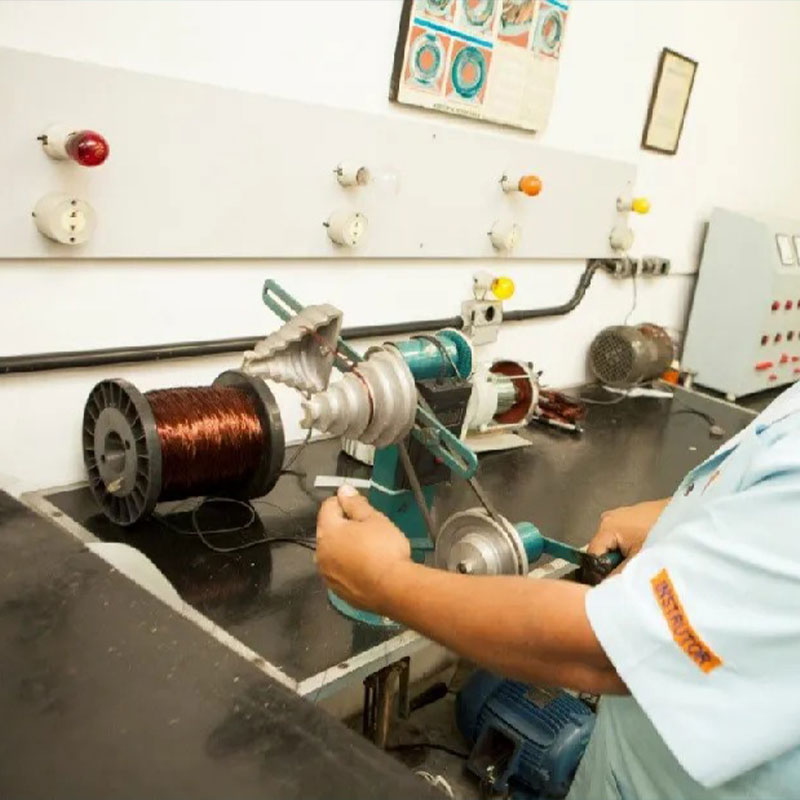 imagem de enrolamento de motores elétricos