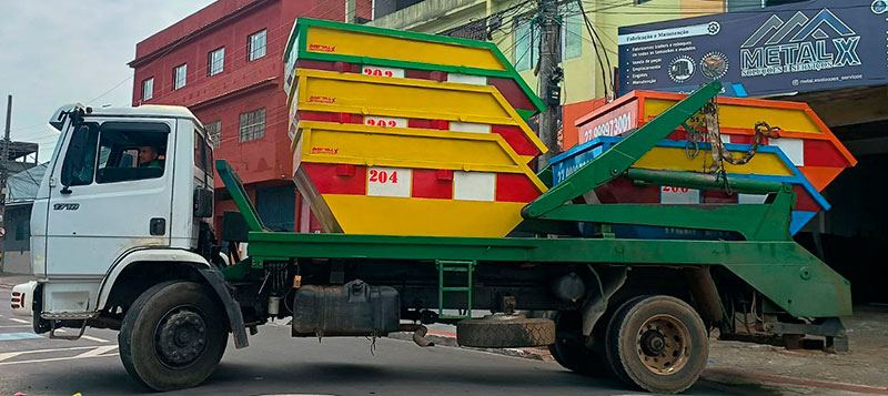 Imagem de locação de caçambas de entulho