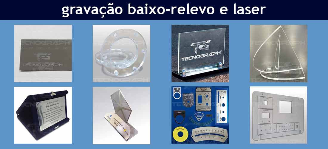 gravacao baixo relevo e a laser